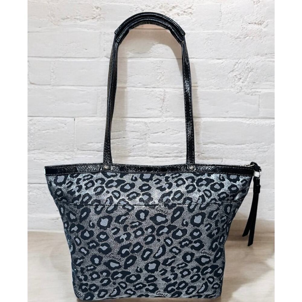 Coach F21061 Metallic Ocelot Tote Bag - Picture 2 of 10